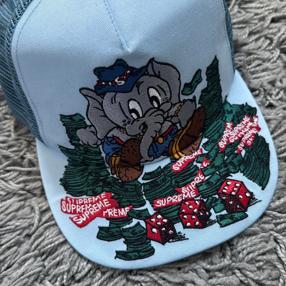 Supreme Elephant Mesh back 5-panel hat - blue - Picture 2 of 6